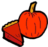 Pumpkin & Pumpkin Pie Clipart