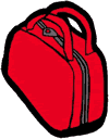 Red Hand Bag