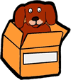Dog Ready to Move Clipart