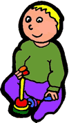 Toddler Playing Clipart