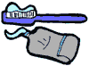 Toothpaste, Toothbrush Clipart