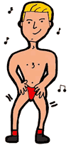 Male Exotic Dancer Clipart