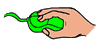 Green Computer Mouse Clipart