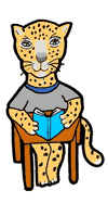 Leopard Reading Book