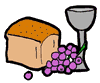 Bread, Grapes & Wine Clip Art