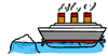 Ship Iceberg Clipart