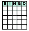 Bingo Sheet Clipart