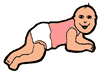 Toddler Crawling Clipart