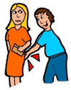 Inappropriate Touching Clipart