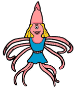 Giant Girl Squid