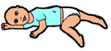 Baby Laying Clipart