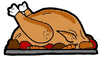 Baked Turkey Clipart