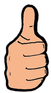 Hand Thumbs Up Clipart