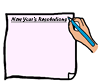 New Years Resolution Clipart