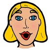 Surprised Woman Clipart