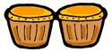 Bongo Drums Clipart