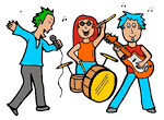 Clipart Of Band