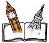 Big Ben Eifle Tower Book Clipart