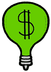 Green Money Light