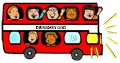 God's Double Decker Bus Clipart