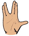 'Live Long & Prosper' Hand Clipart