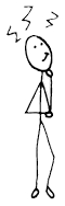 Stick Figure Thinking Clipart