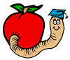 Graduated Worm in Apple