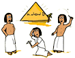 Egyptian Slave Pyramid Clipart