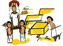 Squished Egyptian Clipart