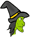 Green Witch Clipart
