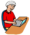 Typing on Lap Top Computer