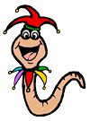 Jester Worm Clipart