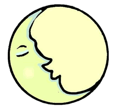 Sleeping Man in Moon
