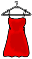 Dress on Hanger