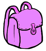 Purple Back Pack