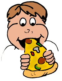 Boy Eating Pizza
