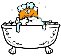Kitty in Claw Foot Bath Tub