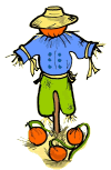 Pumpkin Patch Scarecrow Clipart