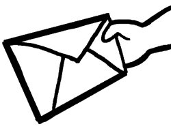 Hand Holding Mail