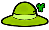Leprechaun Hat with Shamrock