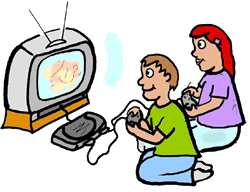 Kids Playing Play Station