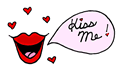 'Kiss Me' Mouth Clipart