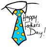 'Happy Father's Day' Tie Clipart