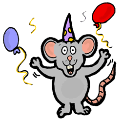 Happy Party Mouse