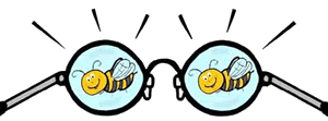 Looking at Bee Through Glasses