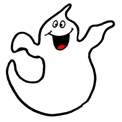 Happy Ghost Clipart