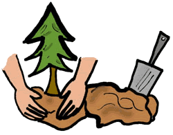 Planting Tree Clipart