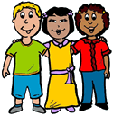Children of Different Ethnicities Clipart