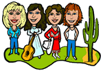 Female Country Music Legends Clipart