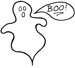 Ghost Boo! Clipart